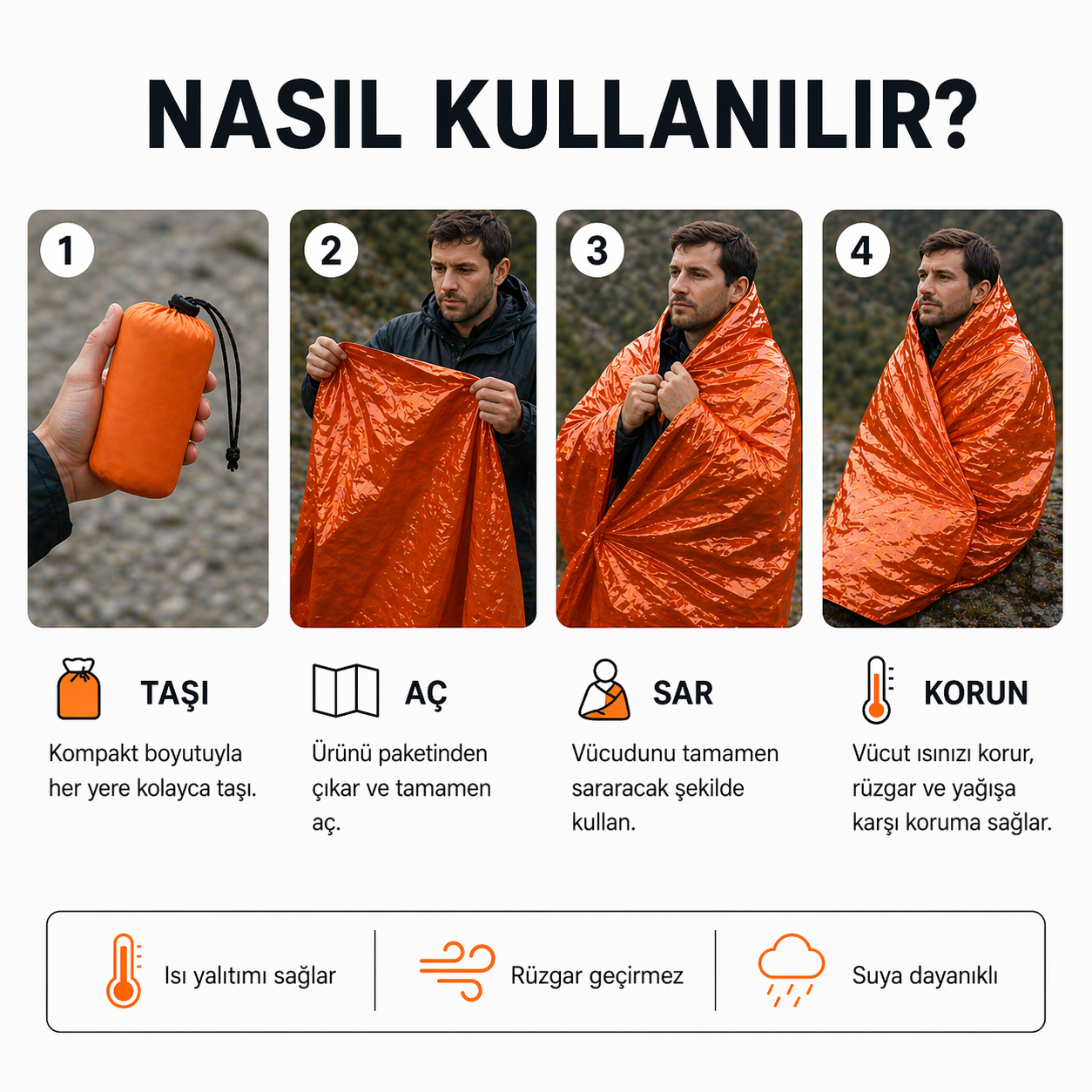 Acil Durum Hayatta Kalma Tulumu