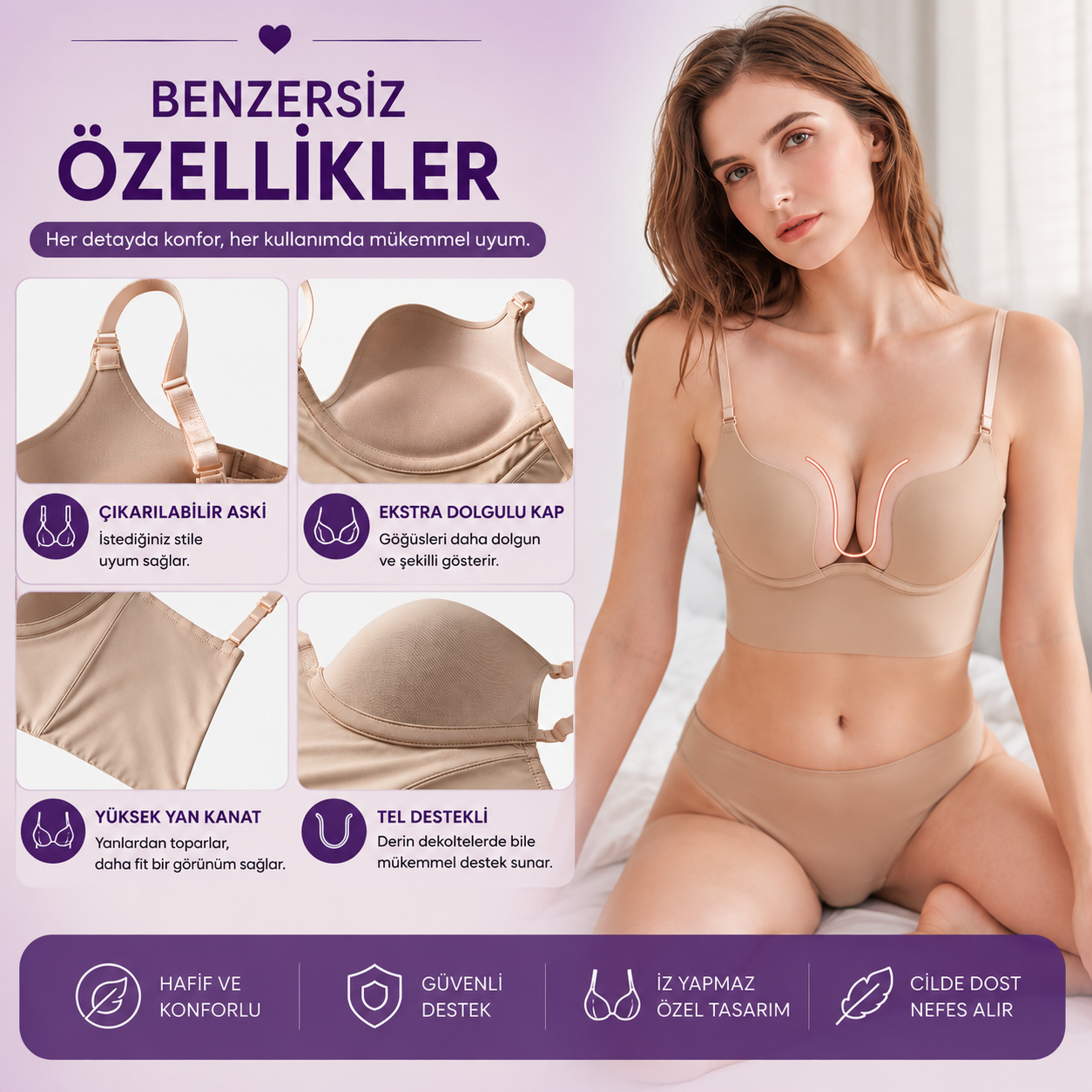 Görünmez Destek, Kusursuz Dekolte