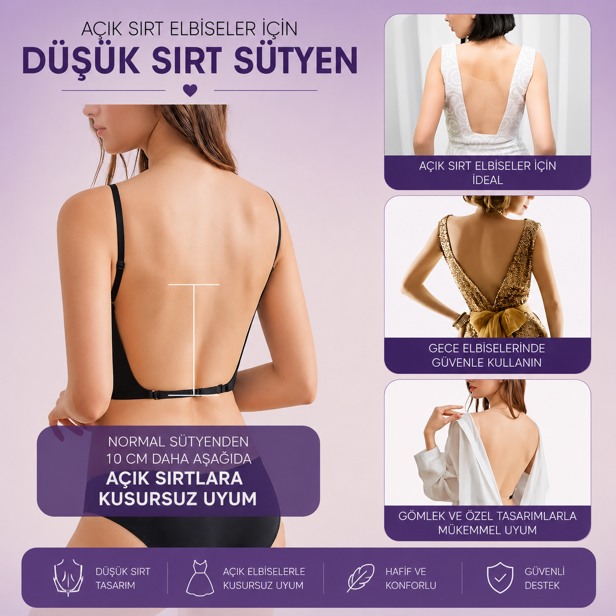 Görünmez Destek, Kusursuz Dekolte