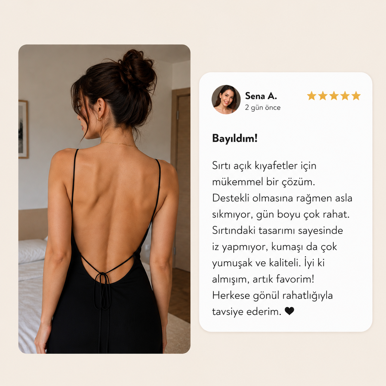 Görünmez Destek, Kusursuz Dekolte